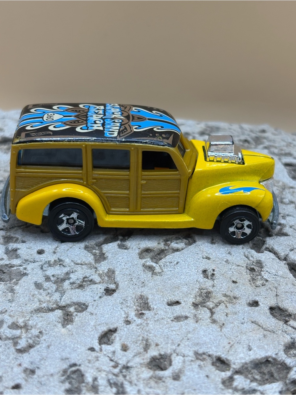 Vintage Hot Wheels 1979 Mattel BLACK SAND BEACH Vehicle Woody